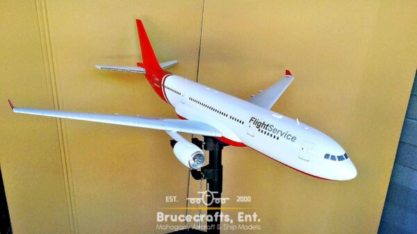 Model of Airbus A330-200 with detailed craftsmanship.